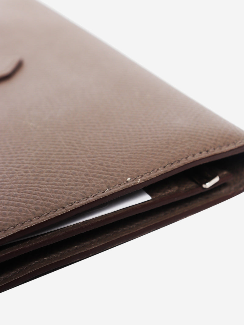 Etoupe Epsom leather Bearn wallet Wallet Hermes 