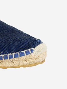 Jimmy Choo Blue sequin espadrilles - size EU 36.5