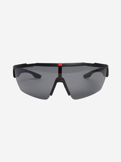 Black sportswear sunglasses