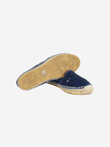 Jimmy Choo Blue sequin espadrilles - size EU 36.5