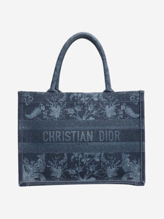 Blue 2021 medium denim Book Tote Tote Bags Dior 
