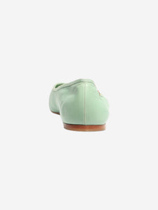 Chanel Mint green leather ballet flats - size EU 41