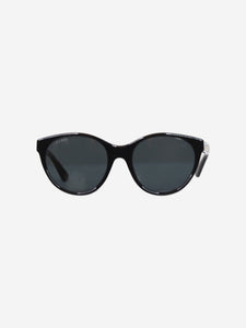 Gucci Black circular shaped sunglasses