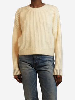 Cream diamante knit jumper - size S Knitwear 3.1 Phillip Lim 