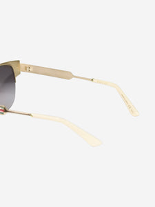 Gucci Gold Stripe detail sunglasses