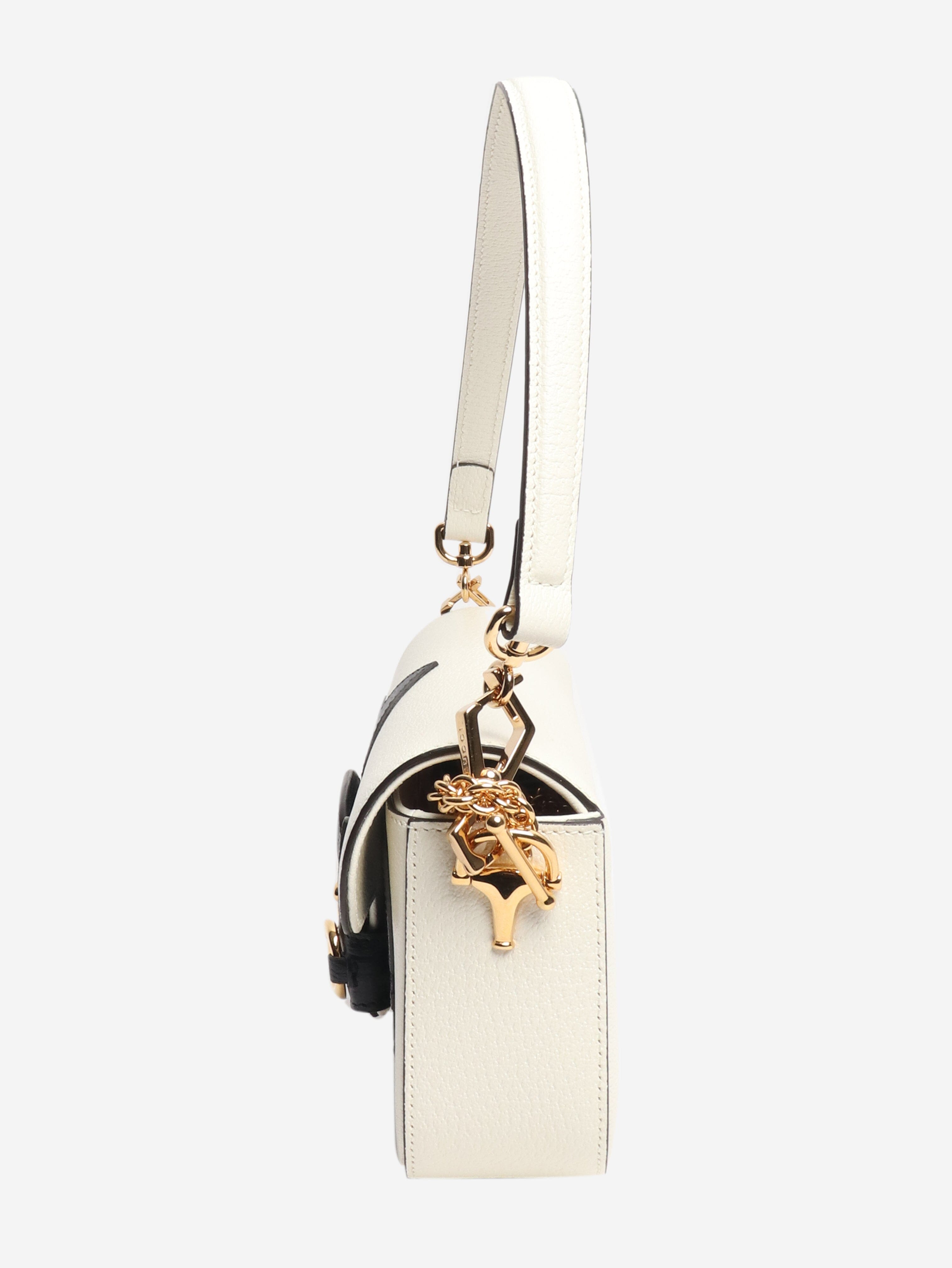White Horsebit leather crossbody bag Cross-body bags Gucci 