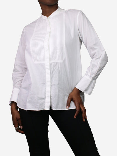 White long sleeve blouse - size UK 10 Tops Really Wild 