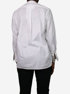 Really Wild White long sleeve blouse - size UK 10