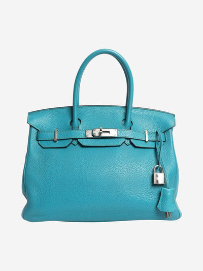 Blue 2014 Birkin 30 Top Handle Bags Hermes 