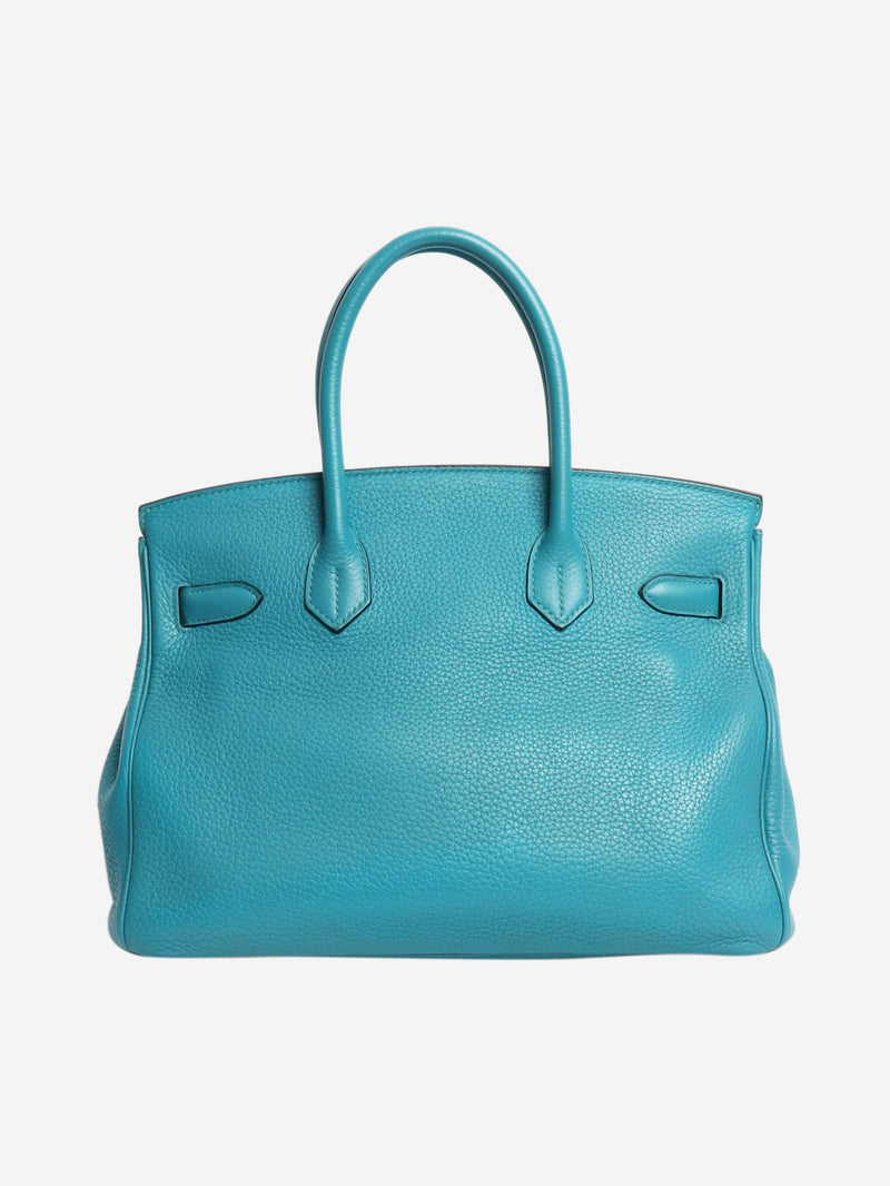 Blue 2014 Birkin 30 Top Handle Bags Hermes 