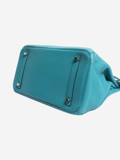 Blue 2014 Birkin 30 Top Handle Bags Hermes 