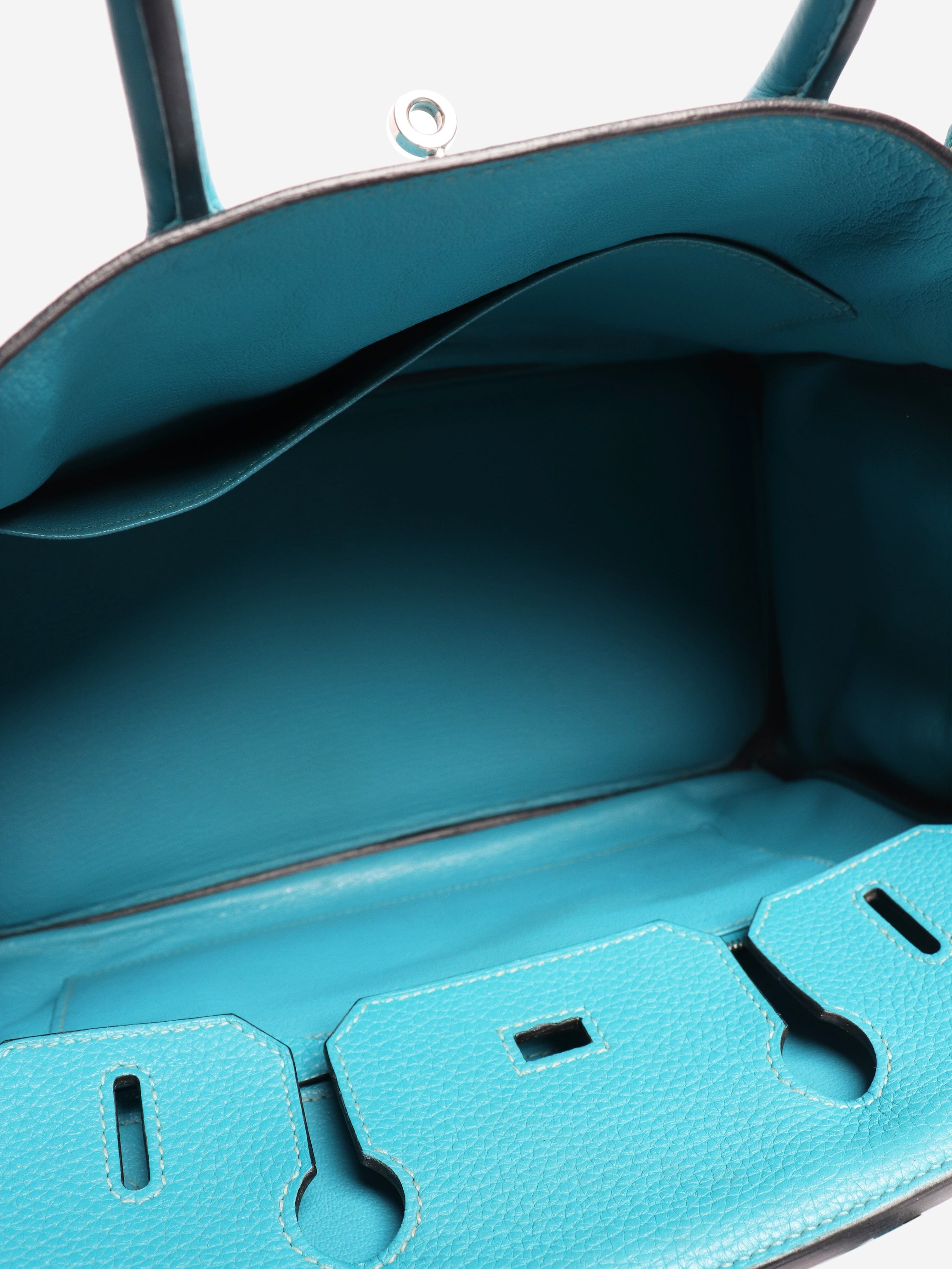 Blue 2014 Birkin 30 Top Handle Bags Hermes 