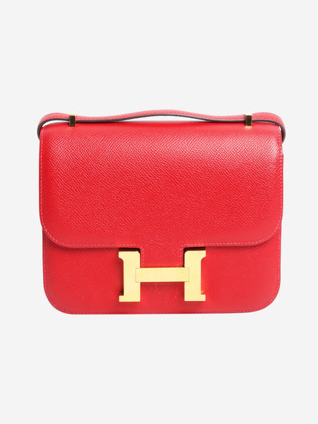 Red Constance 18 bag in Epsom leather product image