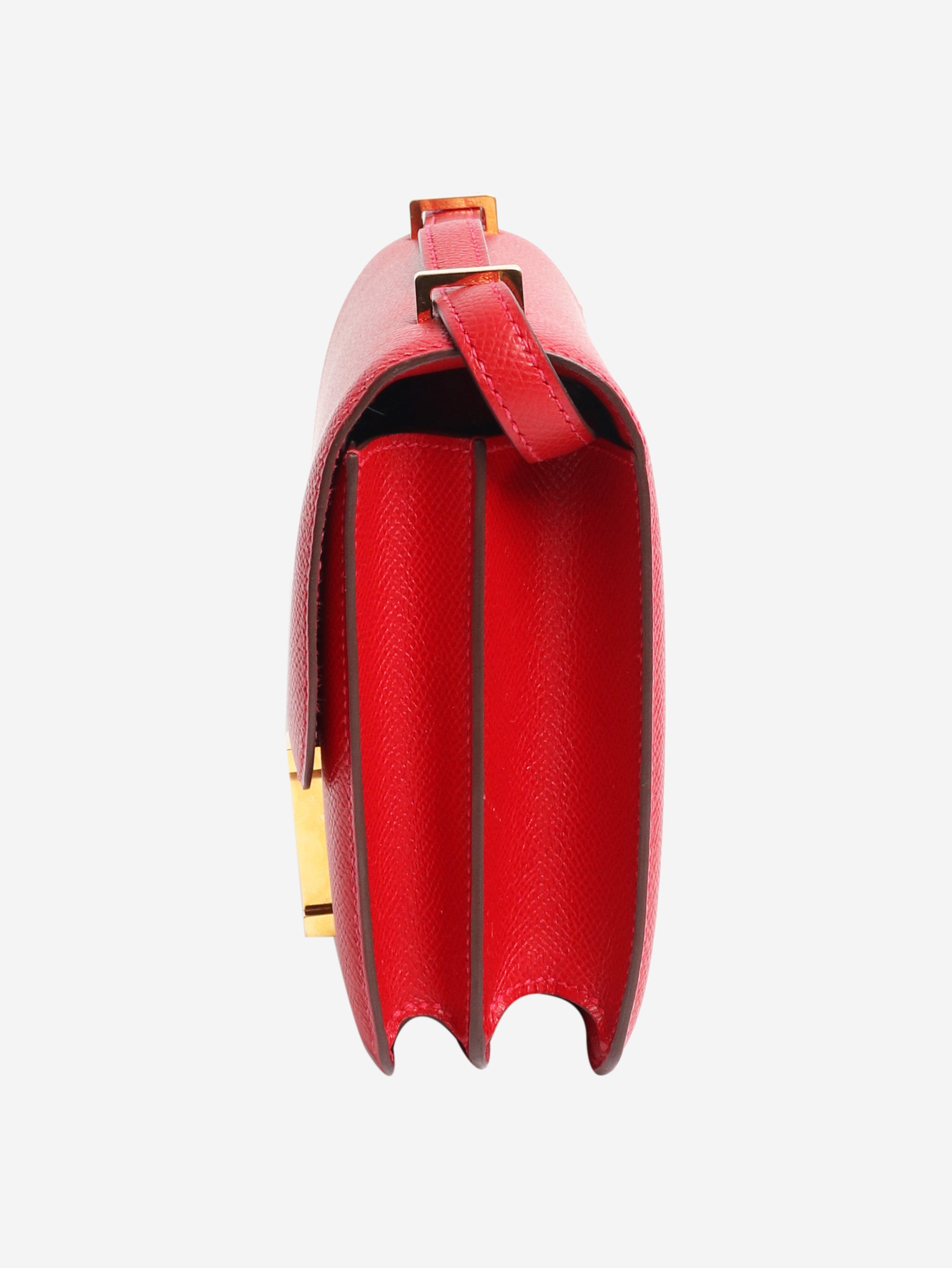 Red Constance 18 bag in Epsom leather Cross-body bags Hermes 