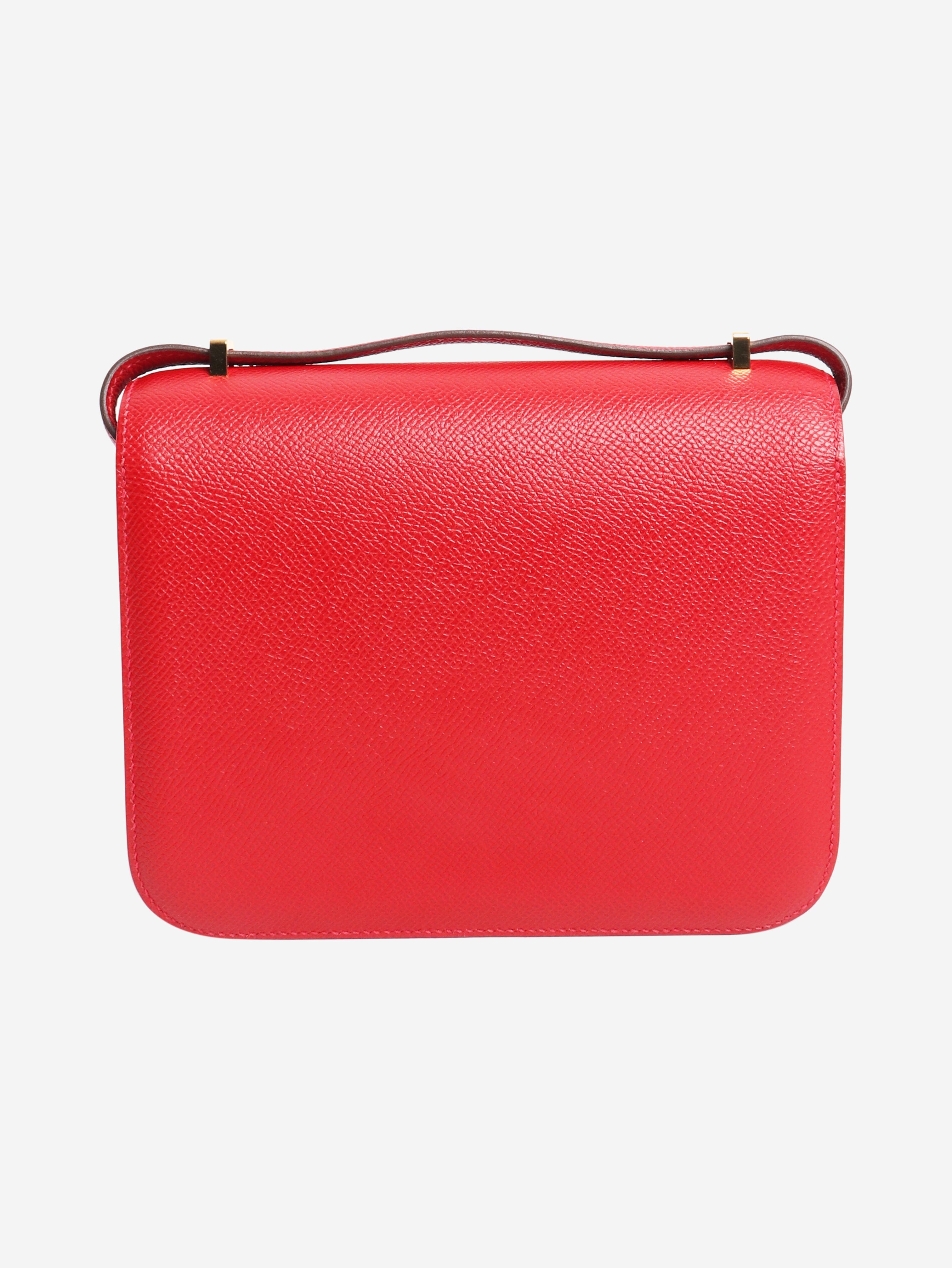 Red Constance 18 bag in Epsom leather Cross-body bags Hermes 