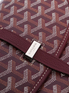 Goyard Plum Belvedere crossbody bag