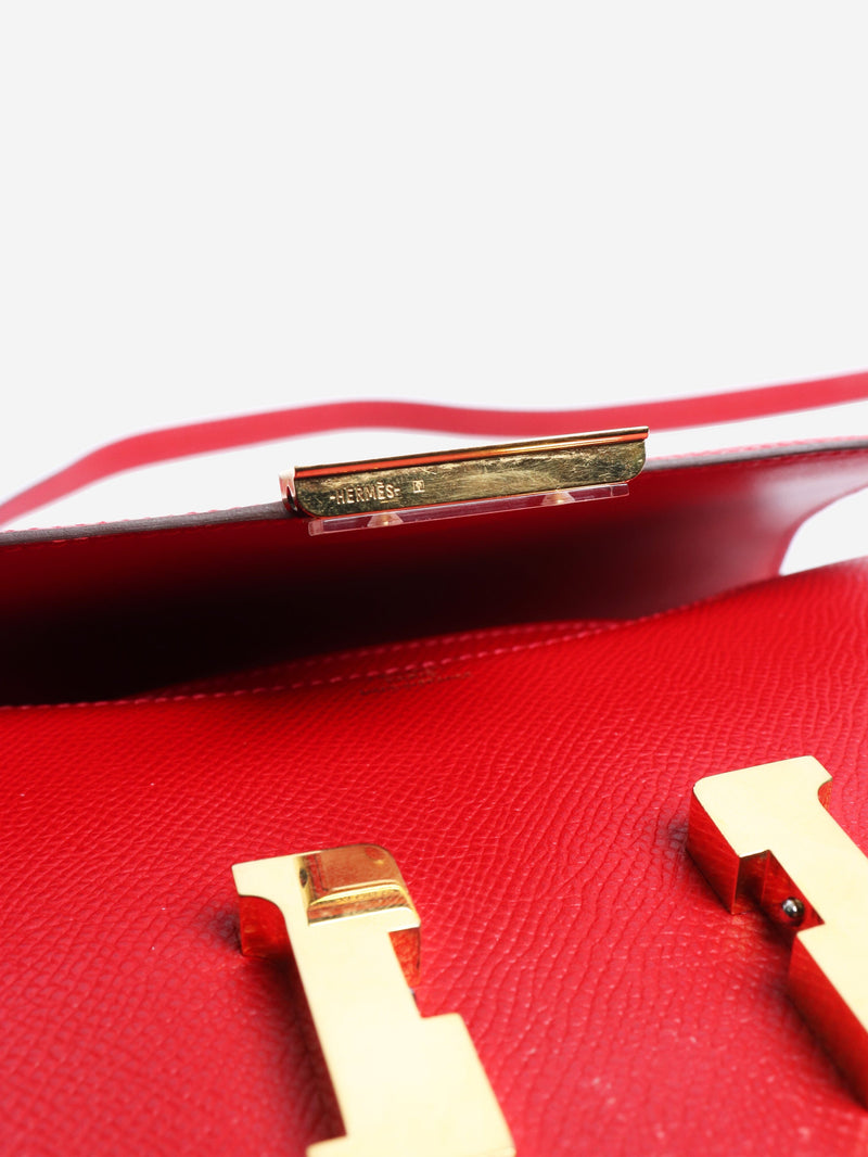 Red Constance 18 bag in Epsom leather Cross-body bags Hermes 