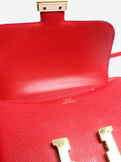 Red Constance 18 bag in Epsom leather Cross-body bags Hermes 