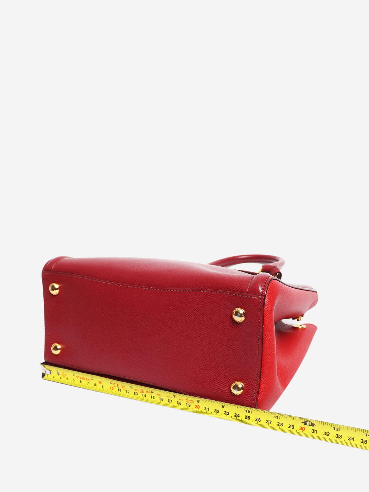 Red two-tone Saffiano leather tote bag Cross-body Bags Prada 