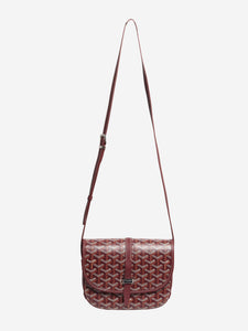 Goyard Plum Belvedere crossbody bag