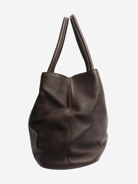 Brown Bellevue leather bag alternate image
