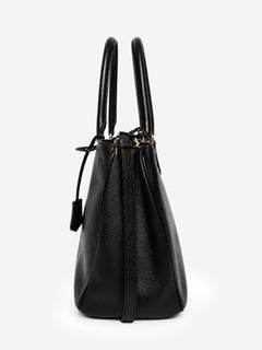 Black Saffiano leather Galleria bag Shoulder bags Prada 