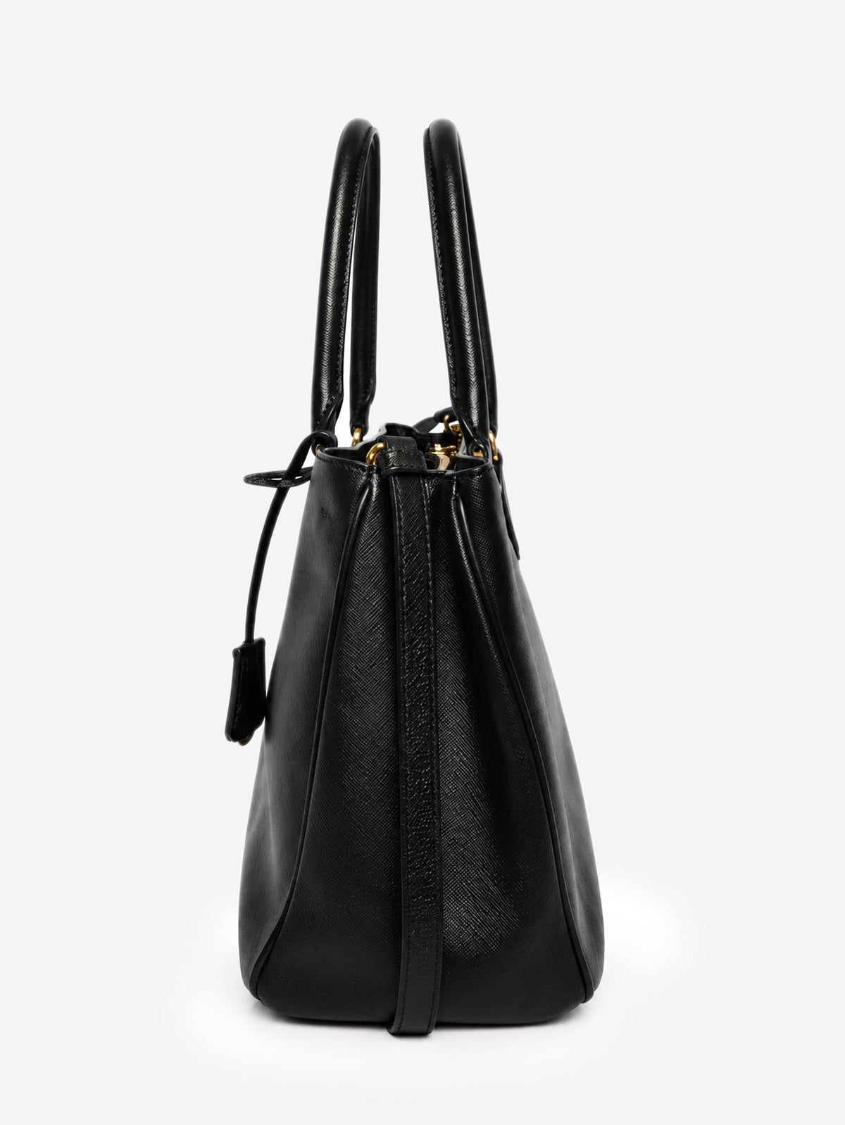 Black Saffiano leather Galleria bag Shoulder bags Prada 