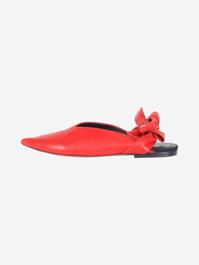 Red lace-up mules - size EU 38 Flat Shoes Celine 
