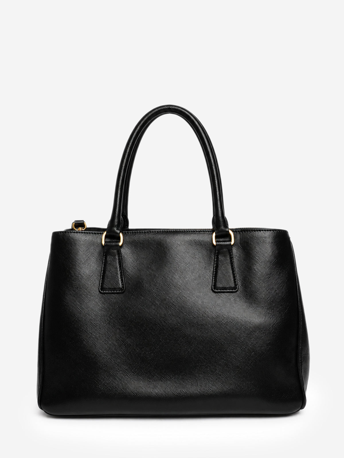 Black Saffiano leather Galleria bag Shoulder bags Prada 