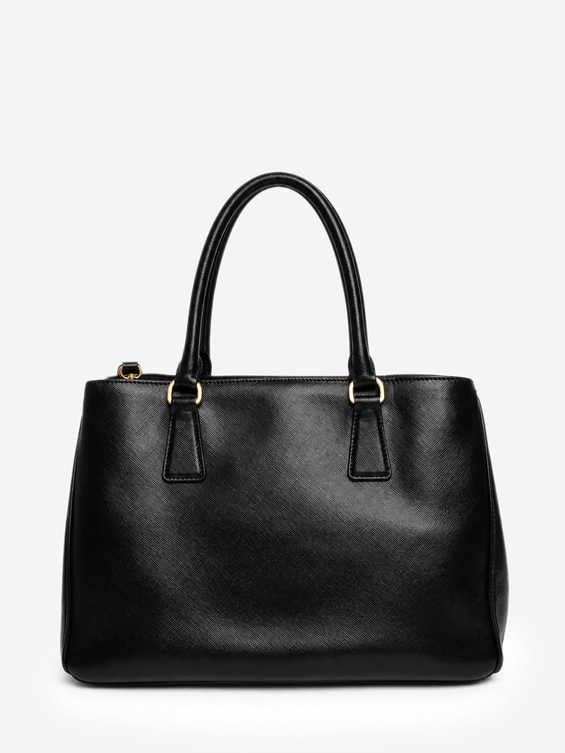 Black Saffiano leather Galleria bag Shoulder bags Prada 