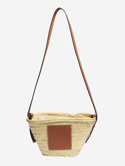 Beige Ibiza Anagram woven bag Shoulder bags Loewe 