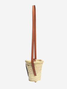 Loewe Beige Ibiza Anagram woven bag