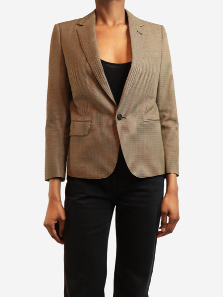 Brown houndstooth blazer - size XS product image
