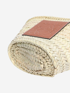 Loewe Beige Ibiza Anagram woven bag