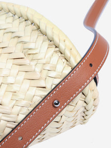 Loewe Beige Ibiza Anagram woven bag