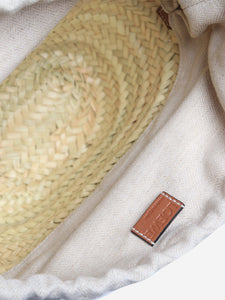 Loewe Beige Ibiza Anagram woven bag