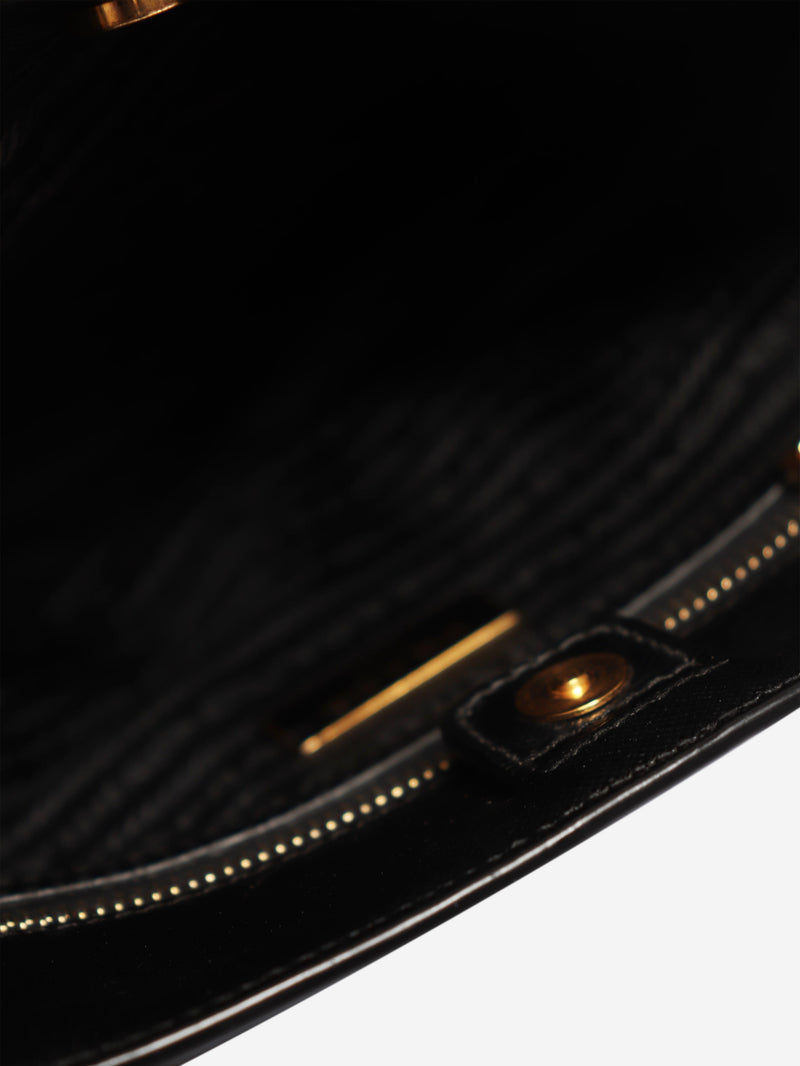 Black Saffiano leather Galleria bag Shoulder bags Prada 