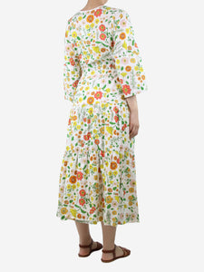 Wiggy Kit Multicoloured floral-printed midi dress - size XS