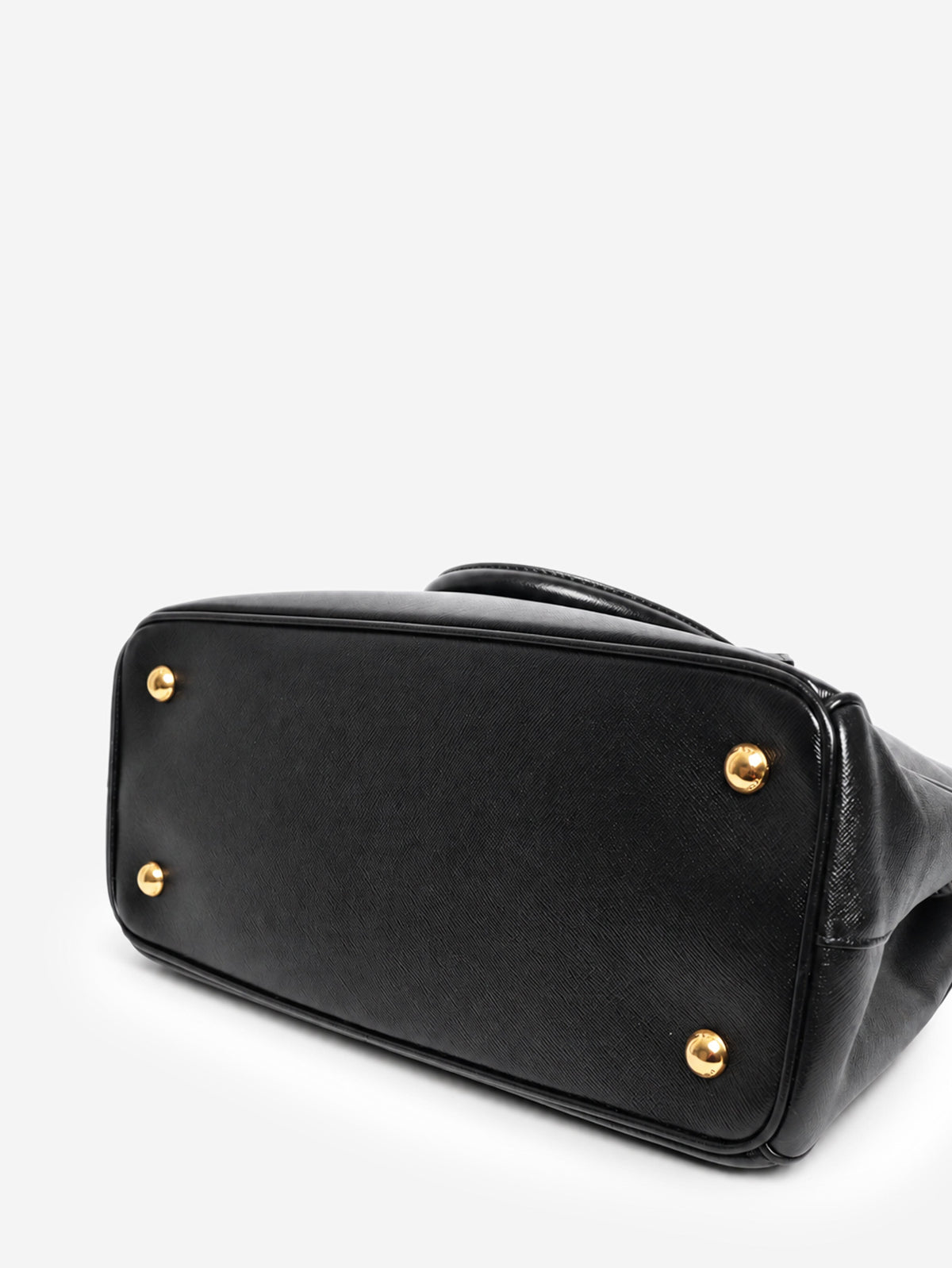 Black Saffiano leather Galleria bag Shoulder bags Prada 