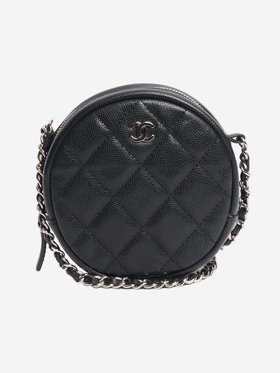 Black caviar leather round cross-body bag Cross-body bags Chanel 
