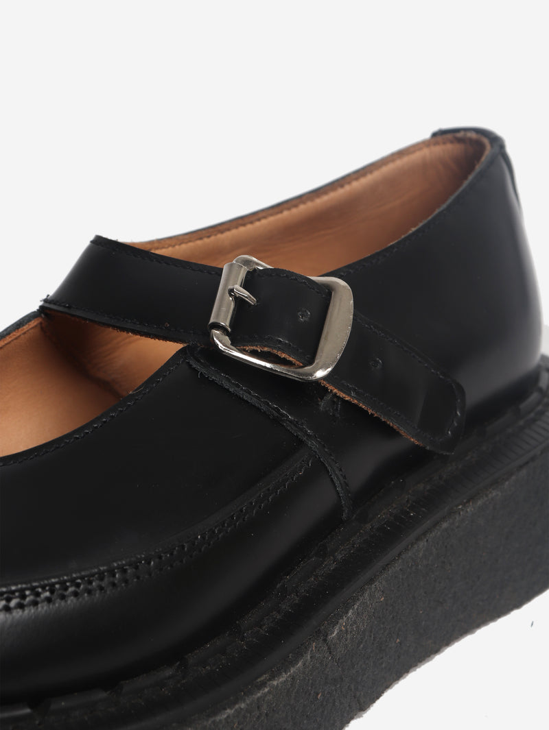 Black platform mary janes - size EU 36