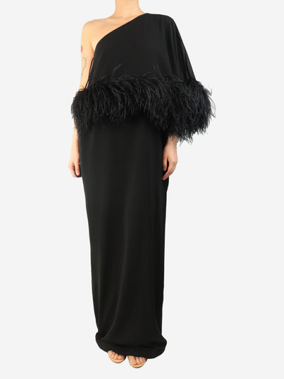 Black Alder one-shoulder gown - size UK 10 Dresses 16 Arlington 