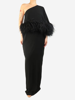 Black Alder one-shoulder gown - size UK 10 Dresses 16 Arlington 