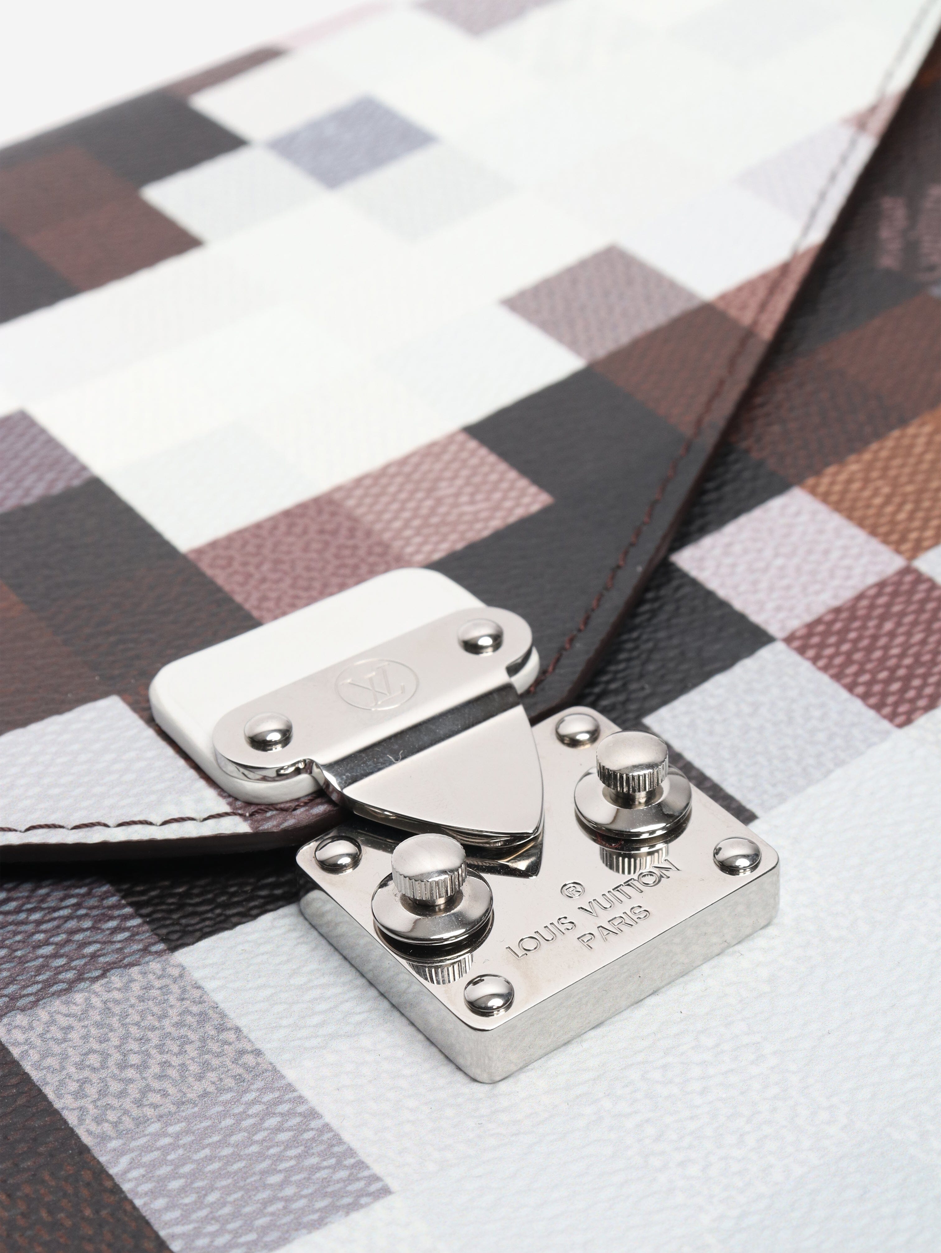 Brown Mark Folder Cowmooflage Clutch bags Louis Vuitton 