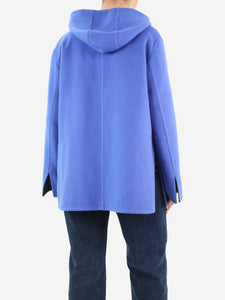 Bamford Blue hooded wool zipped jacket - size M