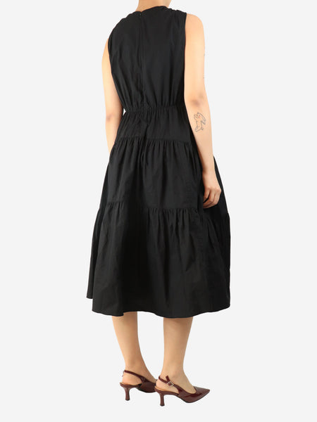Black Libby poplin dress - size UK 8 alternate image