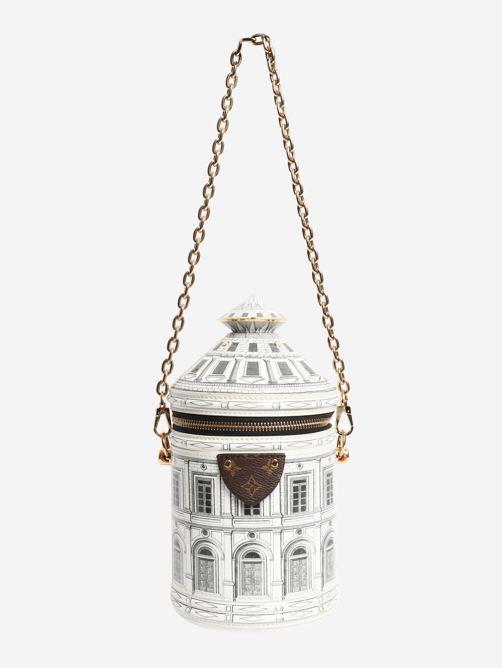 White Fornisetti Architettura Cannes Vase bag Shoulder bags Louis Vuitton 