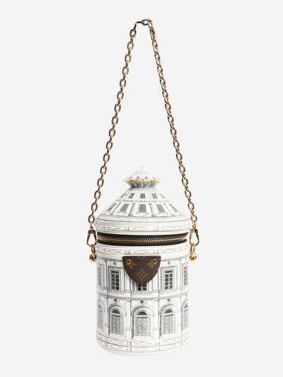 White Fornisetti Architettura Cannes Vase bag Shoulder bags Louis Vuitton 
