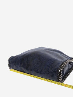 Navy python-effect Falabella tote bag Tote Bags Stella McCartney 