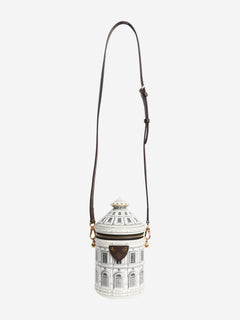 White Fornisetti Architettura Cannes Vase bag Shoulder bags Louis Vuitton 